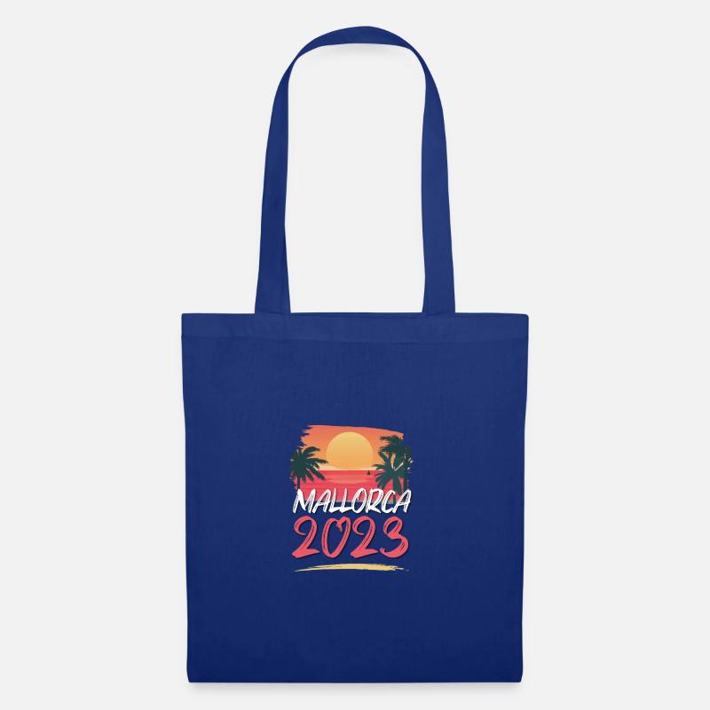 Mallorca 2023 - Stoffbeutel - Royalblau