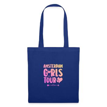 Amsterdam Girls Tour - Sac en tissu - bleu royal - Devant
