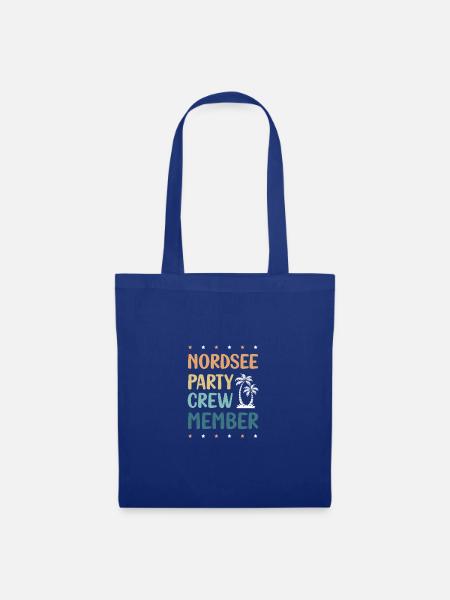 Nordsee Party Crew - Stoffbeutel - Royalblau