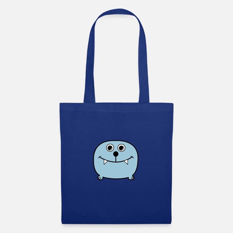 monster - Stoffbeutel - Royalblau
