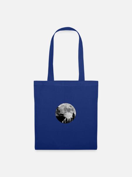 Moonlight Scene - Stoffbeutel - Royalblau