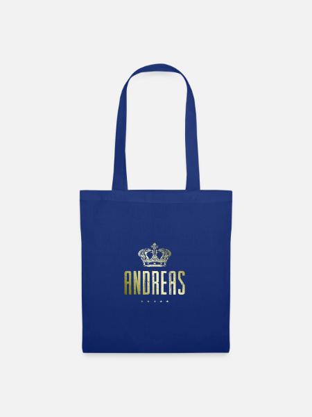 Andreas - Stoffbeutel - Royalblau