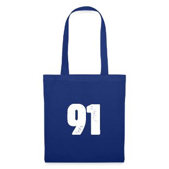 91 Number jersey - Tote Bag - royal blue - Front