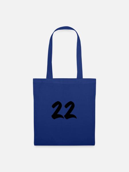 22 - Stoffbeutel - Royalblau