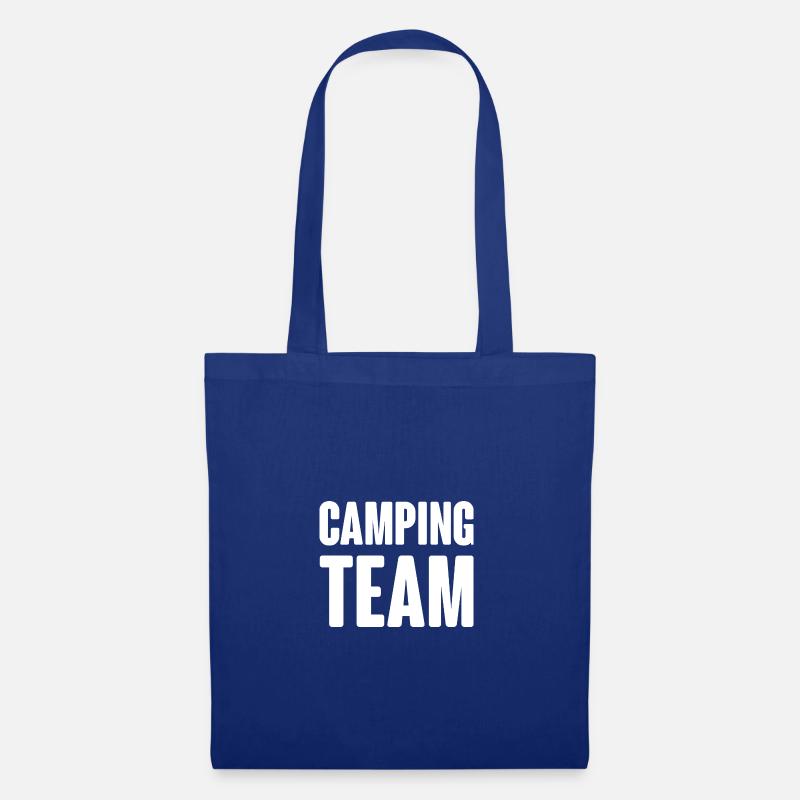 Camping Team - Stoffbeutel - Royalblau
