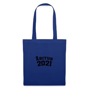 abitur 2021 - Stoffbeutel - Royalblau - Vorne