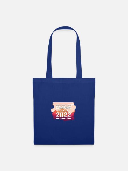 Camping 2022 - Stoffbeutel - Royalblau