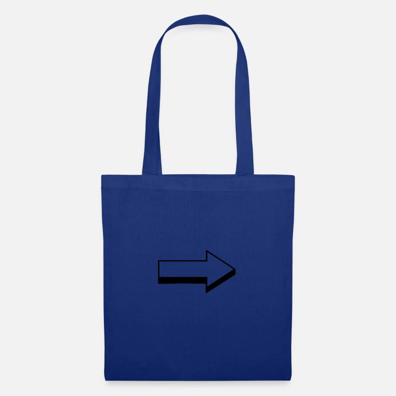 flèche - Sac en tissu - bleu royal