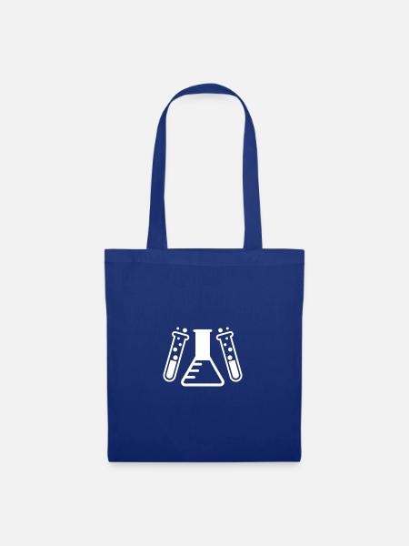 Reagenzglas chemiker - Stoffbeutel - Royalblau