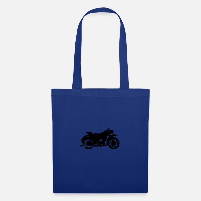 motorrad - Stoffbeutel - Royalblau