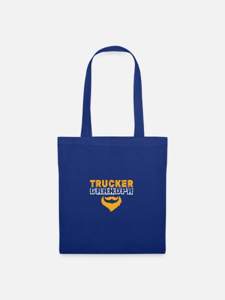 trucker opa spruch - Stoffbeutel - Royalblau