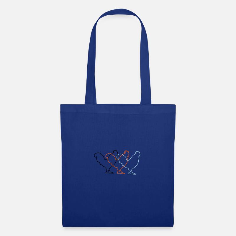 chicken designs - Stoffbeutel - Royalblau