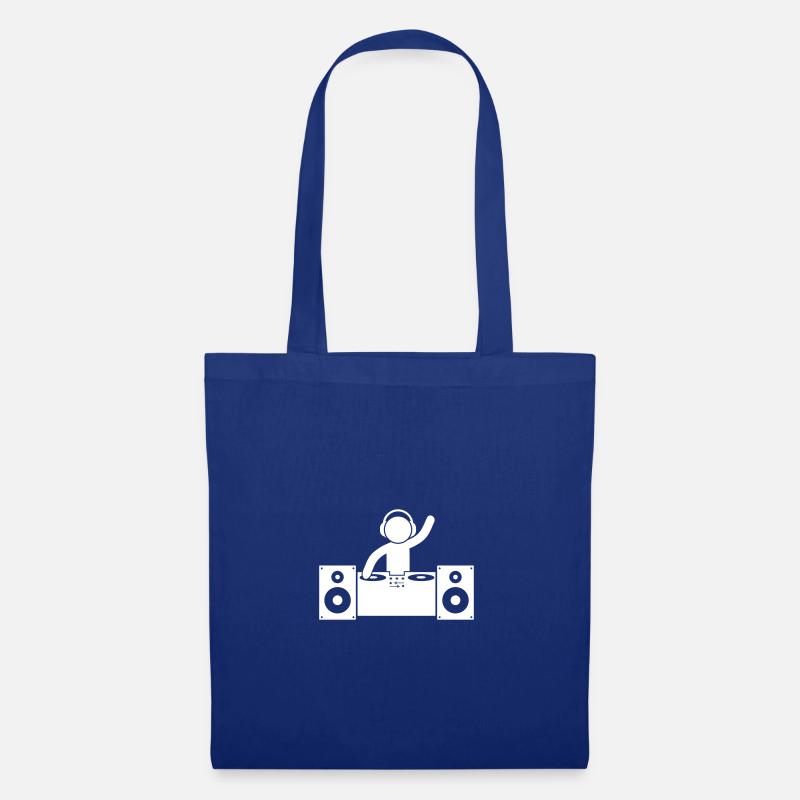 Platines dj - Sac en tissu - bleu royal