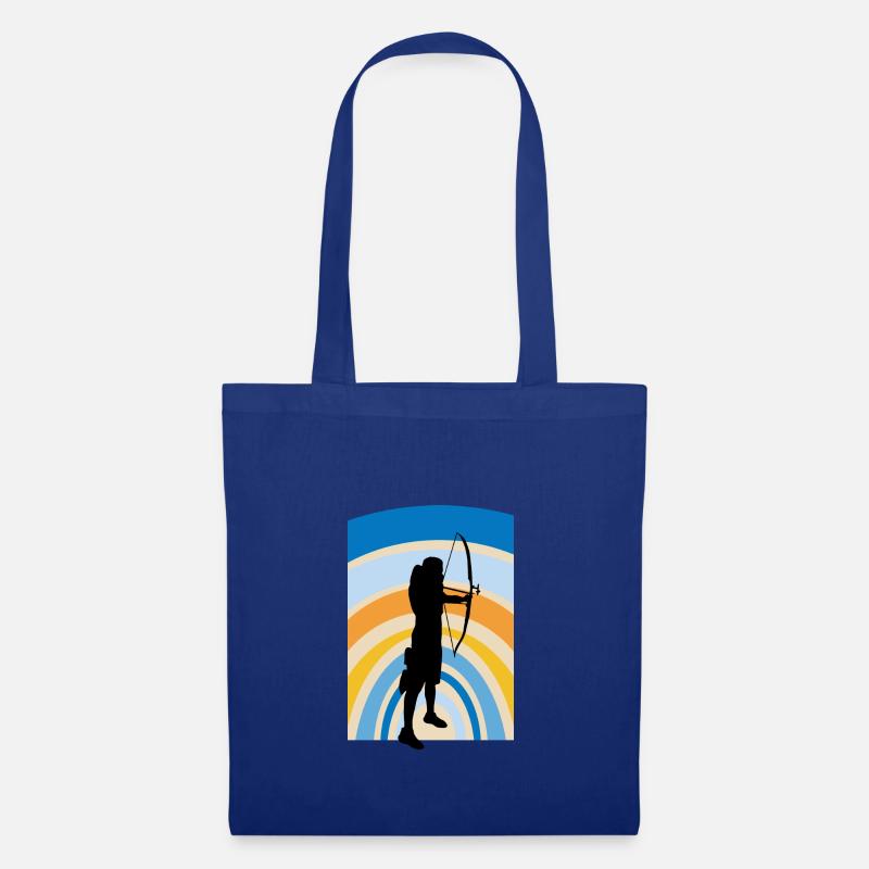 Langbogen Bogen - Stoffbeutel - Royalblau