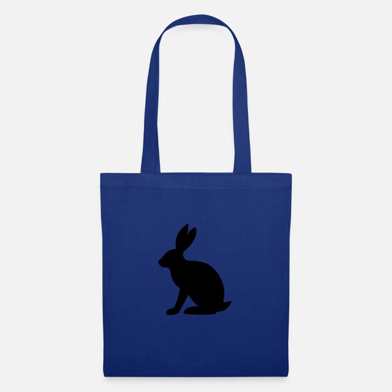 hase - Stoffbeutel - Royalblau