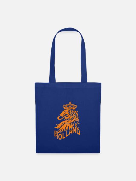 Niederländischer Löwe - Niederländischer Löwe - Holland - Links - Stoffbeutel - Royalblau