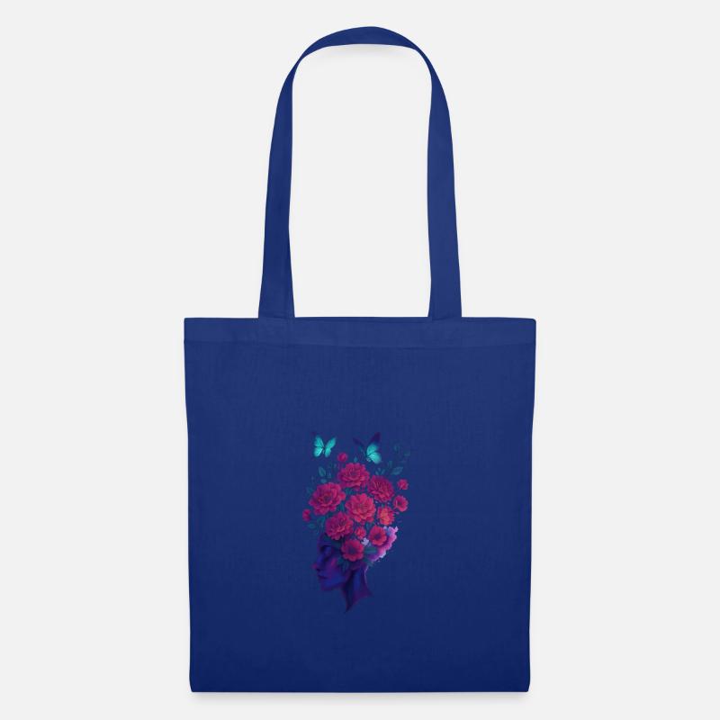 Dream Bloom - Stoffbeutel - Royalblau
