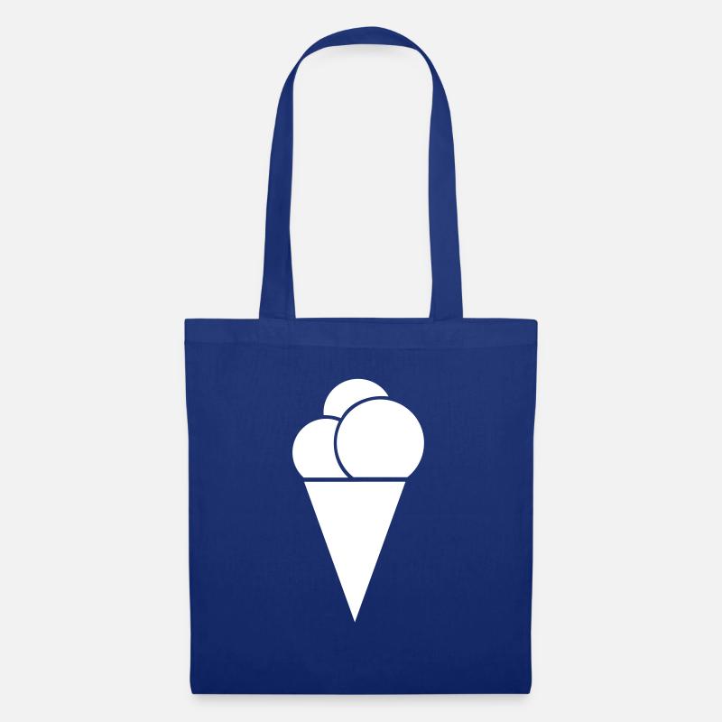 Eis - Stoffbeutel - Royalblau