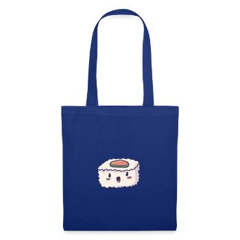 Piece of happy kawaii sushi - Tote Bag - royal blue - Front
