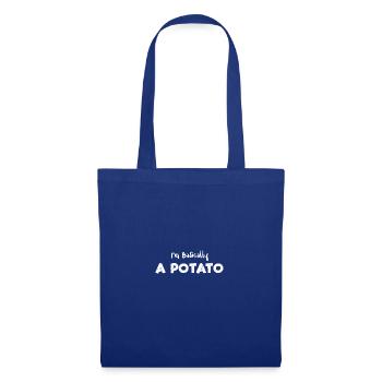 I'm Basically A Potato - Tote Bag - royal blue - Front