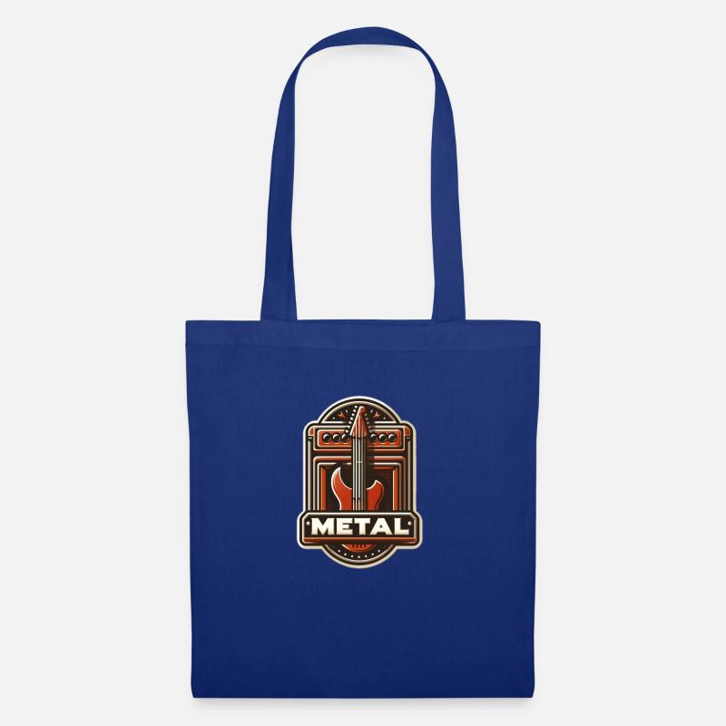 Metal E-Gitarre - Stoffbeutel - Royalblau