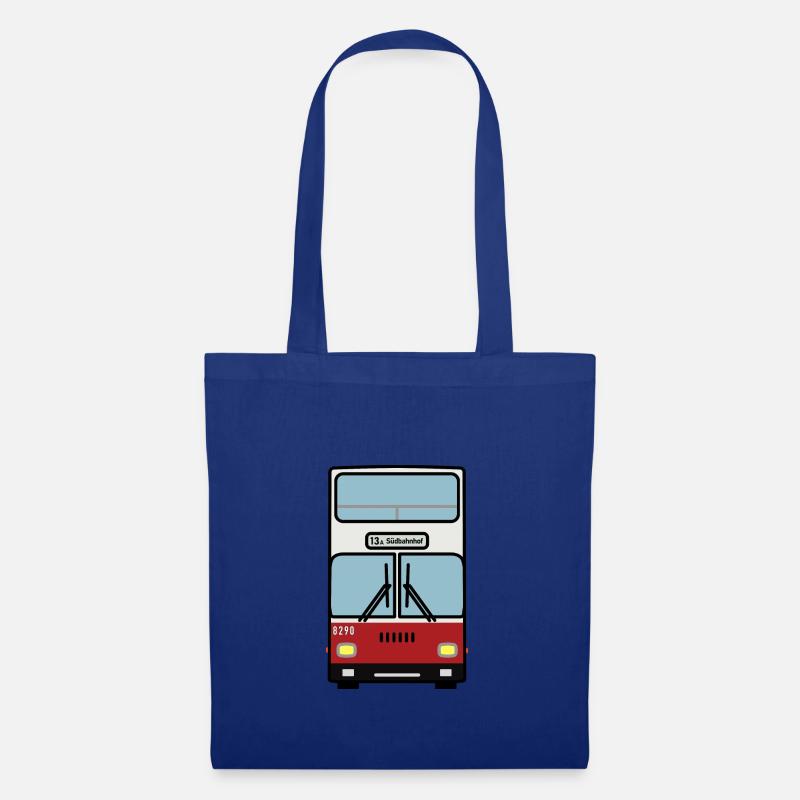 Wien Doppeldeckerbus DDH 200 - Stoffbeutel - Royalblau