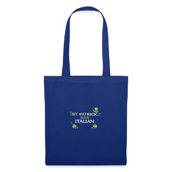 St. Patrick Was Italian - Stoffbeutel - Royalblau - Vorne
