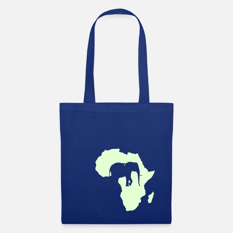Afrika Elefant - Stoffbeutel - Royalblau