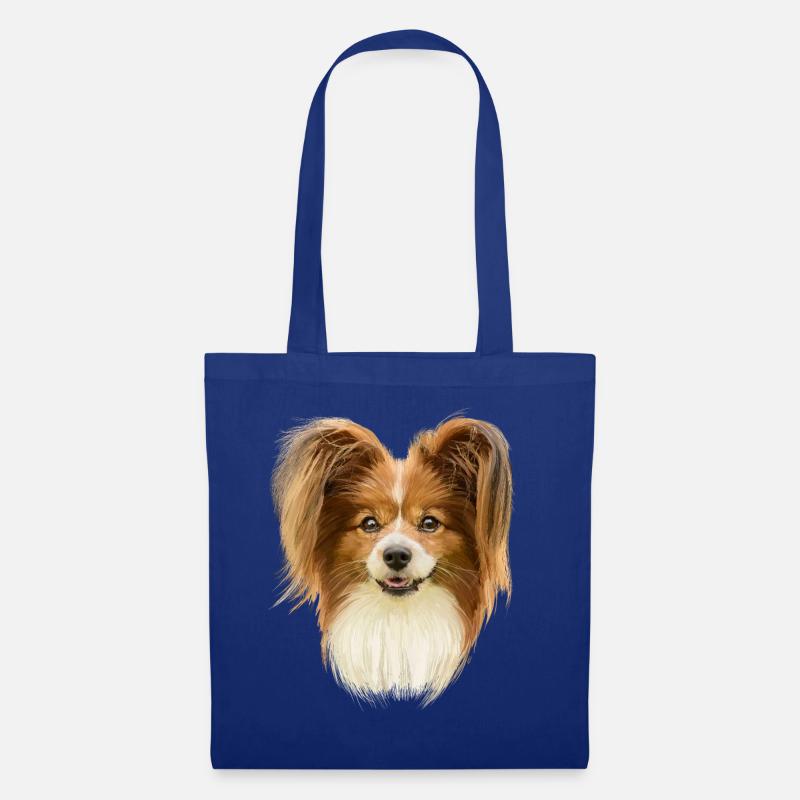 Papillon - Stoffbeutel - Royalblau