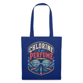 Schwimmer schwimmen Pool-Chlorine Vintage Schwimm - Stoffbeutel - Royalblau - Vorne