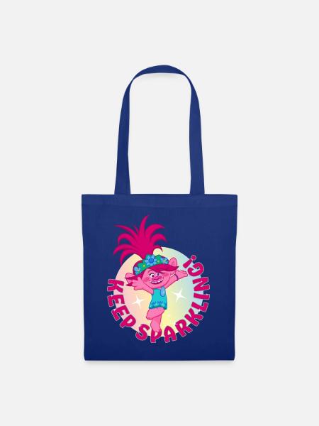 Trolls Poppy Keep Sparkling - Stoffbeutel - Royalblau