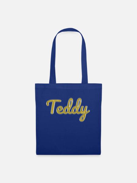 Teddy - Stoffbeutel - Royalblau