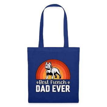 Meilleur papa français de tous les temps - Sac en tissu - bleu royal - Devant
