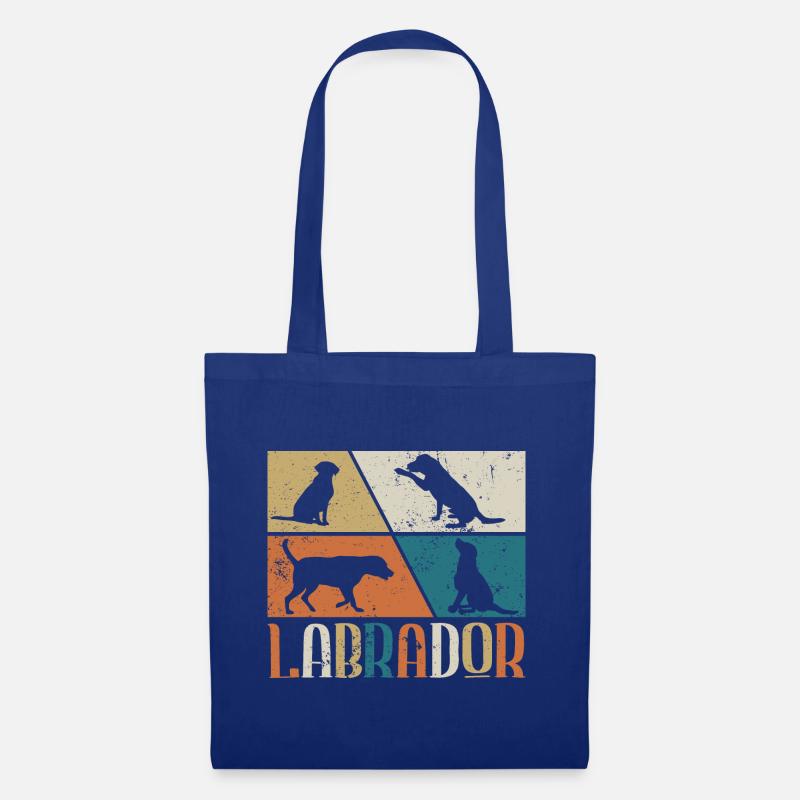 Labrador - Stoffbeutel - Royalblau