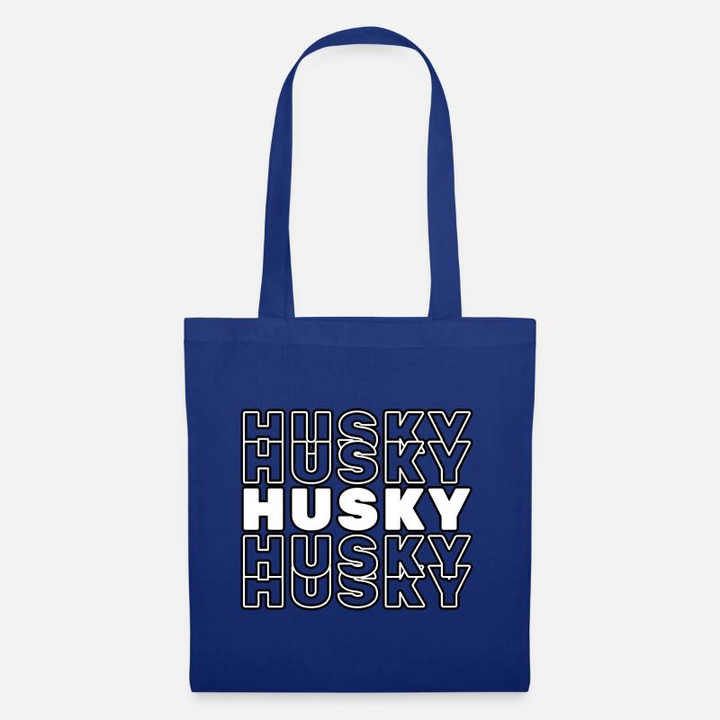 Husky - Stoffbeutel - Royalblau