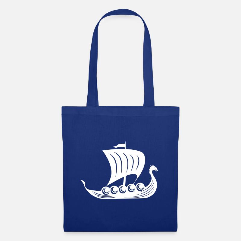 Wikingerboot - Stoffbeutel - Royalblau