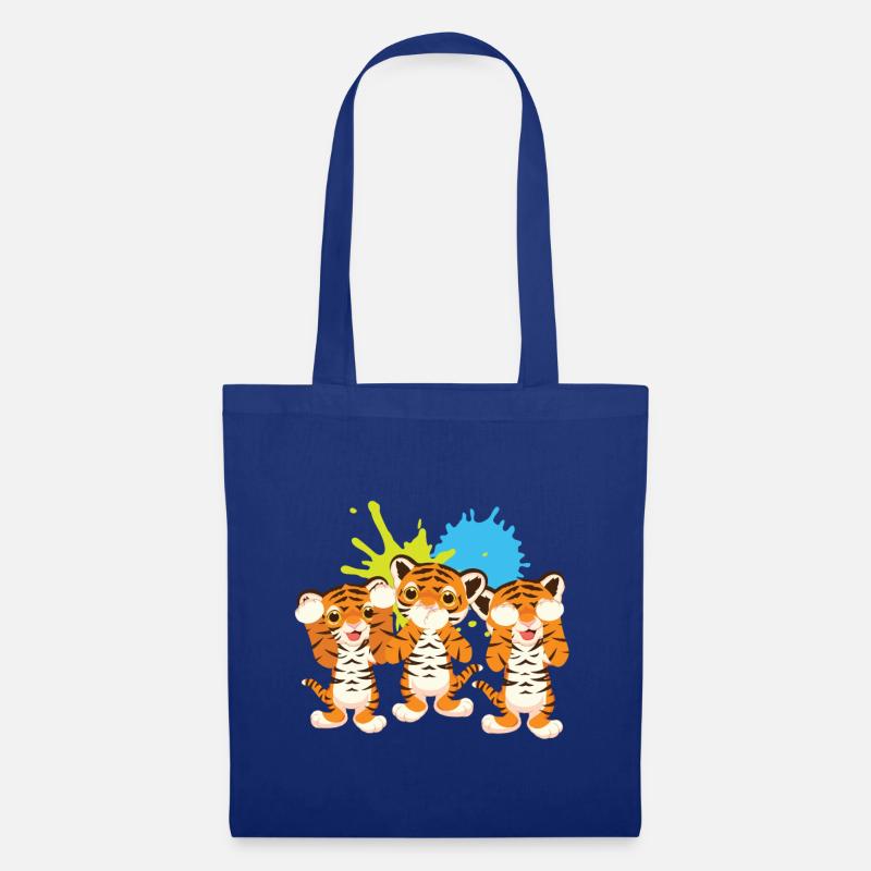 tiger - Tote Bag - royal blue