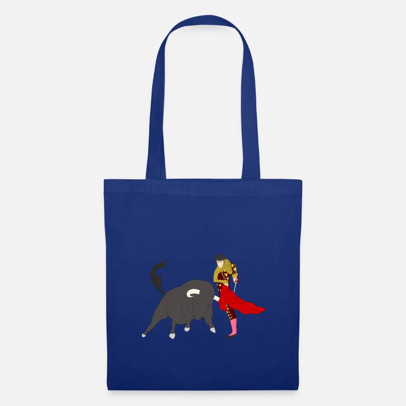Stierkampf Torero Geschenk Shirt - Stoffbeutel - Royalblau