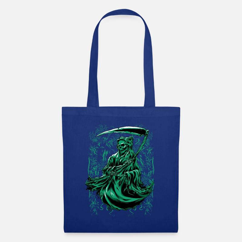 Sensenmann Halloween Geschenk - Stoffbeutel - Royalblau