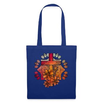 Christianity Cross - Tote Bag - royal blue - Front