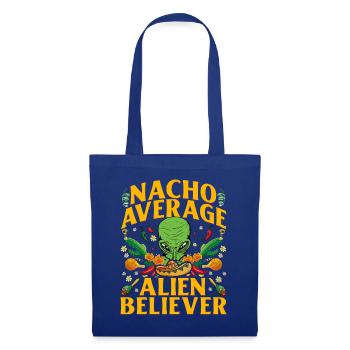 Nacho Average Alien Believer - Stoffbeutel - Royalblau - Vorne