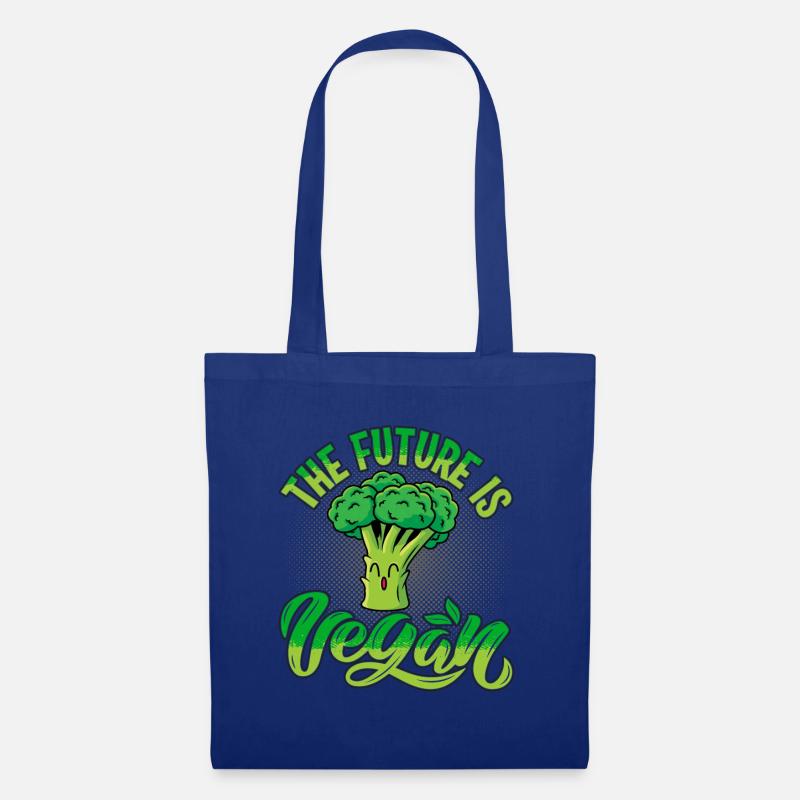 The future is vegan - Stoffbeutel - Royalblau
