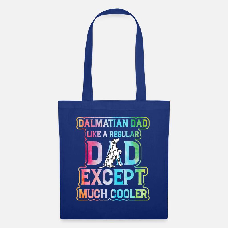 Dalmatiner Dad Lustiger Spruch - Stoffbeutel - Royalblau