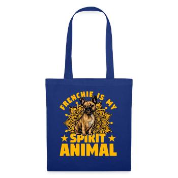 Frenchie is my Spirit Animal - Tote Bag - royal blue - Front