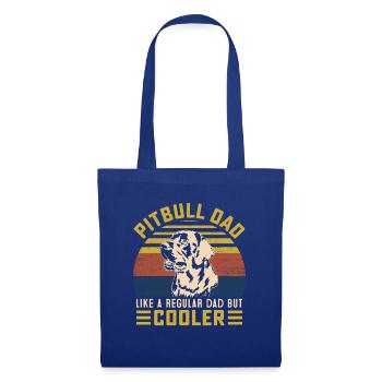Pitbull Dad comme un papa ordinaire mais plus cool - Sac en tissu - bleu royal - Devant