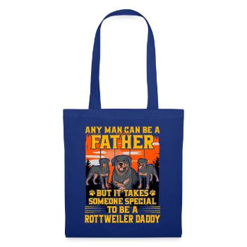 Rottweiler Daddy - Stoffbeutel - Royalblau - Vorne