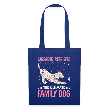 Labrador Retriever the ultimate family dog - Tote Bag - royal blue - Front
