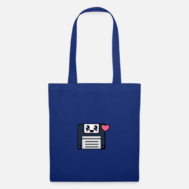 Niedliche Diskette, kawaii! - Stoffbeutel - Royalblau