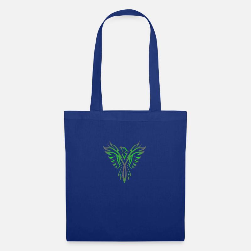 Tribal Phoenix - Stoffbeutel - Royalblau