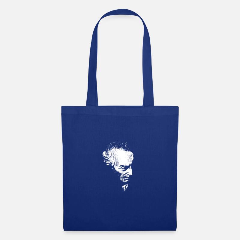 Immanuel Kant - Stoffbeutel - Royalblau